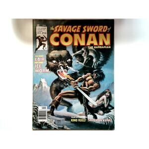 The Savage Sword of Conan #34 by Frank Frazetta Marvel 1977
